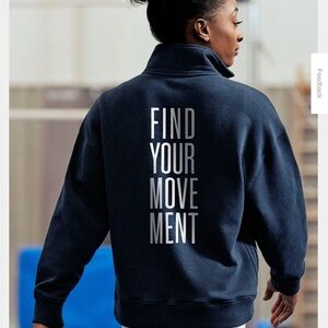 Athleta Power Of She Forever Fleece 1/4 Zip Sweatshirt